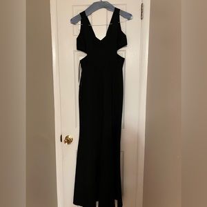 Black maxi dress